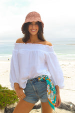 Salty Breeze Off The Shoulder Top - White