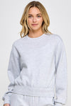 Keep It Cozy Crewneck Pullover- Heather Gray