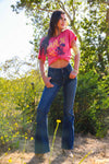 Darlin T- Shirt - Hot Pink