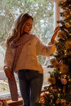 First Frost Soft Knit Front Pocket Sweater - Oatmeal Heather