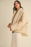 Sandstone Floral Print Quilted Jacket - Tan/Cream