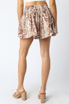 Born to Be Wild Animal Print Shorts - Tan