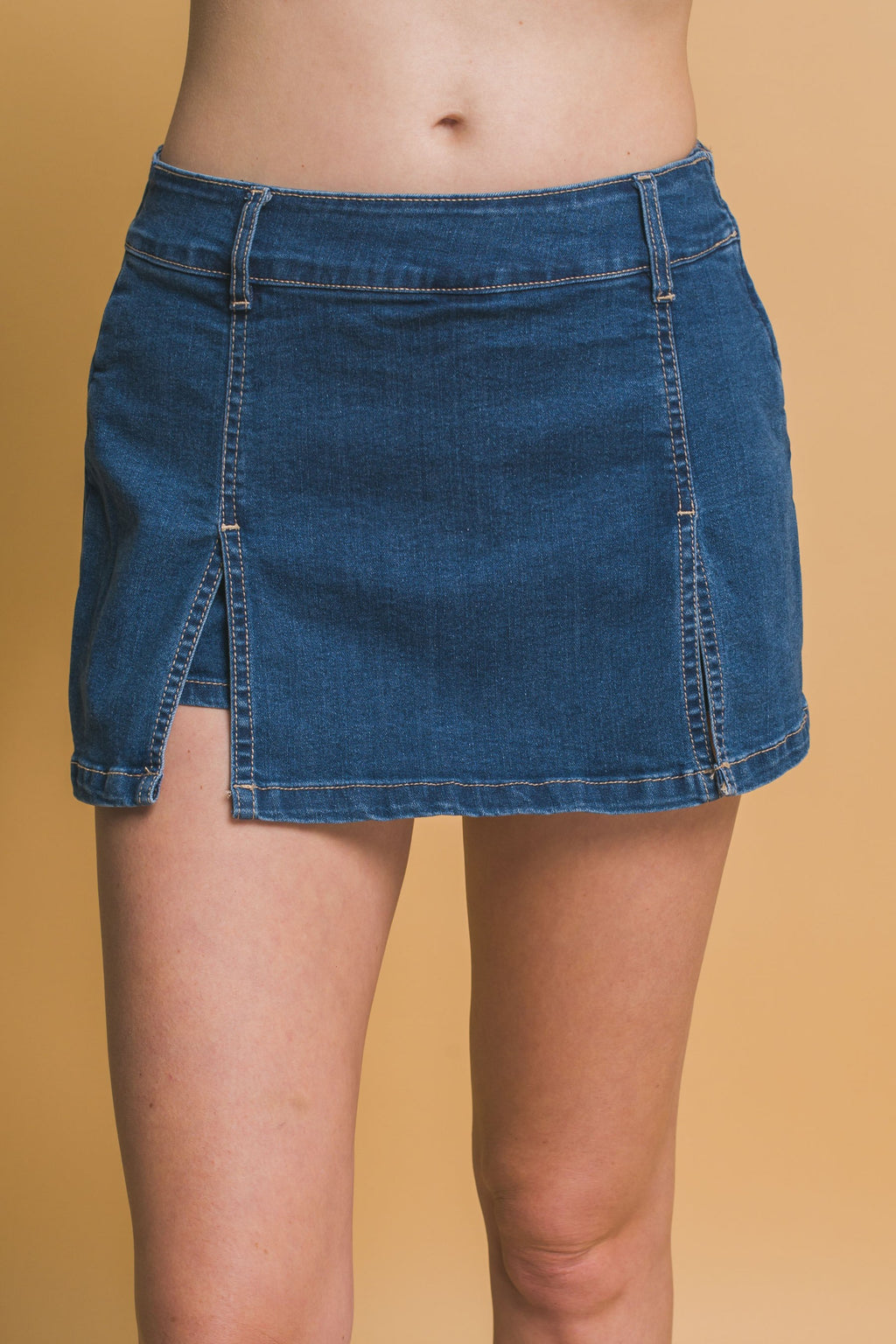 Spritz Club Denim Skort - Medium Wash
