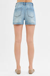 Risen Jeans High Rise Pocket Detail Shorts