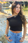 Bare It All Sleeveless Top - Black