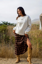 Les Sardines Pullover Sweatshirt- White