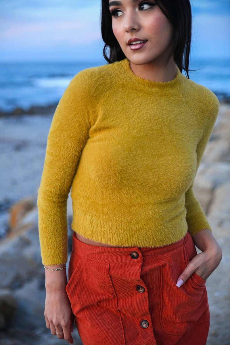 Saffron Sands Long Sleeve - Golden Yellow