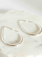 Marvelous Hook Earrings- Silver