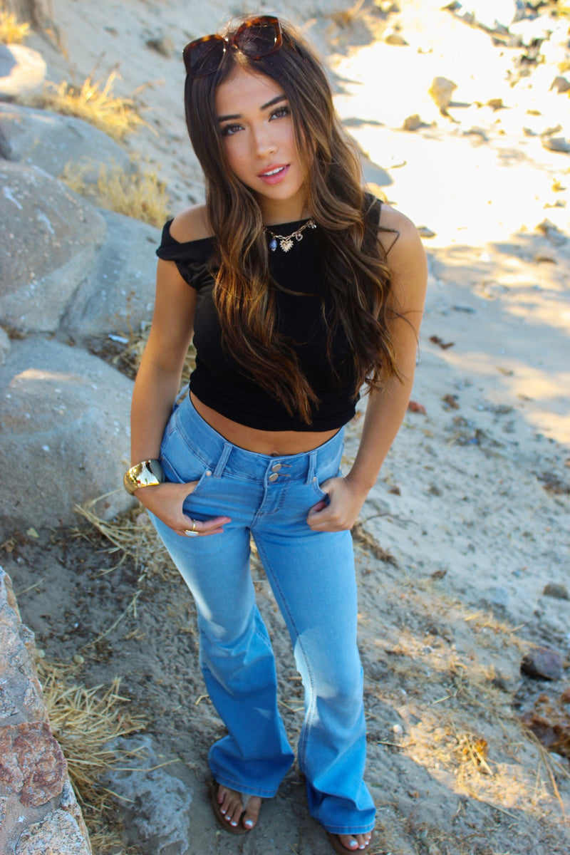 Bare It All Sleeveless Top - Black