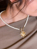 Sophia Pendant Necklace-Pearl