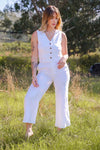 Daydreamer Wide Leg Trouser - White