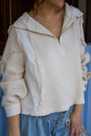 Driftwood Secrets Hooded Pullover - Oatmeal