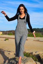 Move and Shake Overall - Black/White Gingham