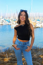 Bare It All Sleeveless Top - Black