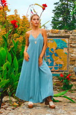 Goddess Maxi Dress - Icy Blue