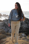Moonstone Knit Mock Neck Sweater - Grey