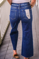 Risen Jean High Waist Wide Leg- Medium Wash