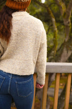 Fireside Favorite Sweater Crop Sweater - Oatmeal