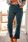 JBD Straight Leg Corduroy Pants- Teal