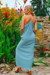 Goddess Maxi Dress - Icy Blue