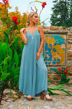 Goddess Maxi Dress - Icy Blue