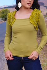 Verdant Charm Long Sleeve - Olive