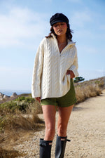 Seafarer Cableknit Pullover Sweater
