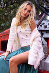 Flora Mae Tank Top W/ Floral Embroidery- Ivory