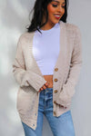 Most Loved Button Down Cardigan - Taupe