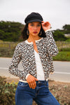Born to Be Wild Leopard Sweater- Tan/Black