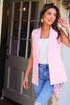 Main Character Energy Vest-Bubble Gum Pink