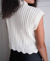 Vanilla Nilla Short Sleeve Knit Sweater - Ivory