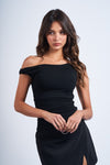 Bare It All Sleeveless Top - Black