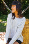 Soft n Sweet Ribbed Sweater - Heather Grey
